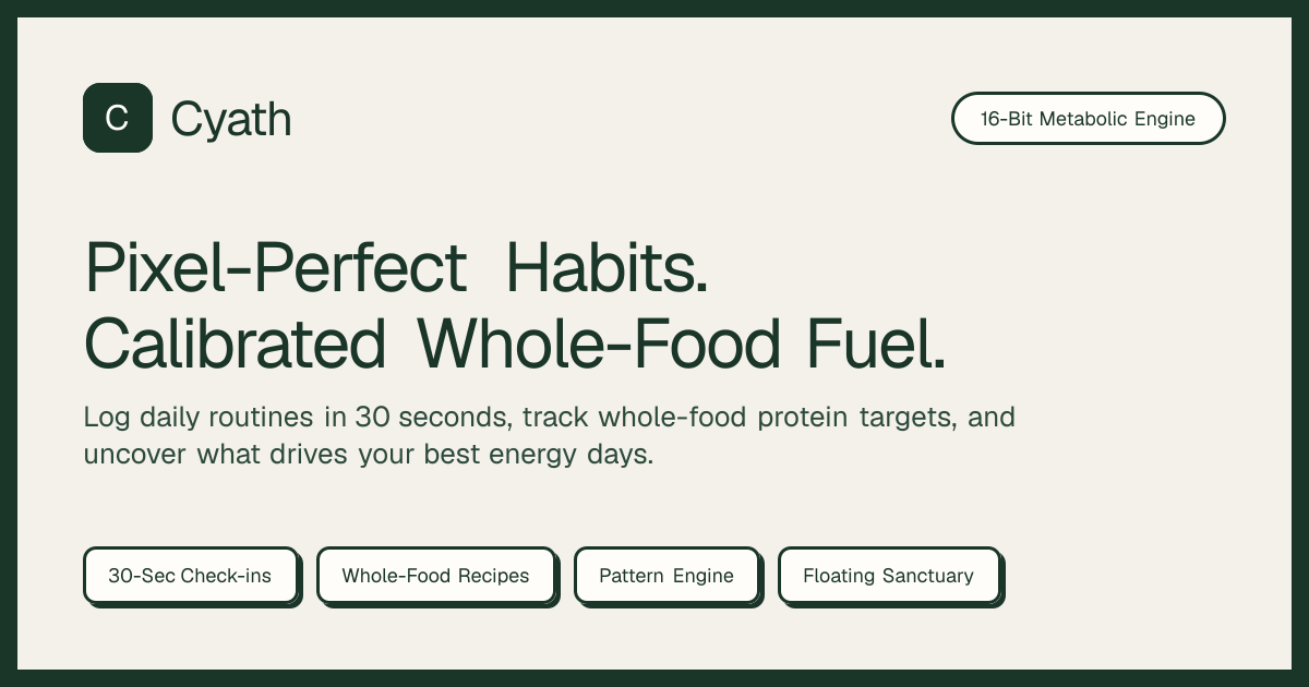 Tired of getting guilt-tripped by habit trackers, so I built a cozy, no-guilt one that scales down w